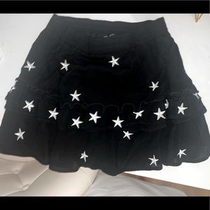 STORIA Black Skirt with stars